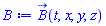 B_(t, x, y, z)