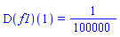 (D(f1))(1) = 1/100000