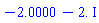 -2.0000-2.*I