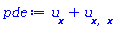 diff(u(x, t), x)+diff(diff(u(x, t), x), x)