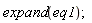 expand(eq1)