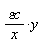 `&varepsilon;c`*y/x