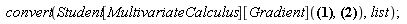 convert(Student[MultivariateCalculus][Gradient]((1.25*y-abs(x)^(1/2))^2+x^2-1, [x, y]), list)
