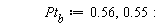 Pt__b := .56, .55