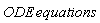 ODE*equations