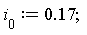 i[0] := .17