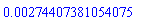 HFloat(0.002744073810540752)