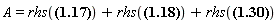 A = rhs(A1 = -(3/16)*Erms^2*((-8*cos(mu)*sin(mu)-8*mu+16*sin(mu))*cos(alpha)^2-8*sin(alpha)*(cos(mu)-1)^2*cos(alpha)+4*cos(mu)*sin(mu)-4*mu)/(L^2*omega^2))+rhs(A2 = Idc^2*((2/3)*Pi-mu))+rhs(A3 = (1/4)*(6*(cos(mu)*sin(mu)-2*sin(mu)+mu)*cos(alpha)^2+6*sin(alpha)*(cos(mu)-1)^2*cos(alpha)-3*cos(mu)*sin(mu)+3*mu)*Erms^2/(L^2*omega^2)+Idc*((sin(mu)-mu)*cos(alpha)+sin(alpha)*(cos(mu)-1))*3^(1/2)*2^(1/2)*Erms/(L*omega)+Idc^2*mu)