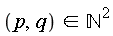 `in`(p, q, nonnegint^2)