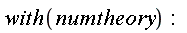 with(numtheory):