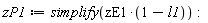zP1 := simplify(zE1*(1-l1))