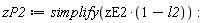zP2 := simplify(zE2*(1-l2))