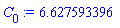 C[0] := 6.627593396
