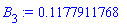 B[3] := .1177911768