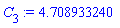 C[3] := 4.708933240