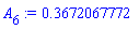 A[6] := .3672067772