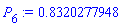 P[6] := .8320277948