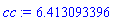 cc := 6.413093396
