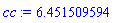 cc := 6.451509594