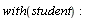 with(student)