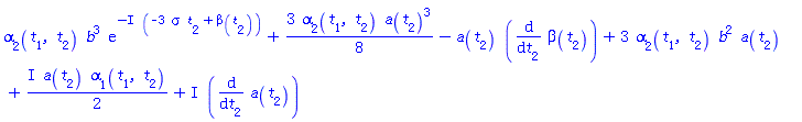 alpha[2](t[1], t[2])*b^3*exp(-I*(-3*sigma*t[2]+beta(t[2])))+(3/8)*alpha[2](t[1], t[2])*a(t[2])^3-a(t[2])*(diff(beta(t[2]), t[2]))+3*alpha[2](t[1], t[2])*b^2*a(t[2])+((1/2)*I)*a(t[2])*alpha[1](t[1], t[2])+I*(diff(a(t[2]), t[2]))