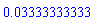 0.3333333333e-1