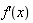 diff(f(x), x)