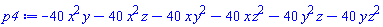 -40*x^2*y-40*x^2*z-40*x*y^2-40*x*z^2-40*y^2*z-40*y*z^2