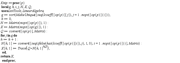 Split A Polynomial Based On Leading Integer Coefficients Mapleprimes