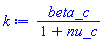 beta_c/(1+nu_c)