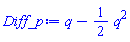 q-(1/2)*q^2
