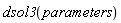 dsol3(parameters)