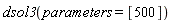 dsol3(parameters = [500])
