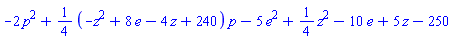 -2*p^2+(1/4)*(-z^2+8*e-4*z+240)*p-5*e^2+(1/4)*z^2-10*e+5*z-250