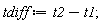 tdiff := t2-t1