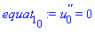diff(diff(u[0](x), x), x) = 0
