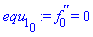 diff(diff(f[0](x), x), x) = 0