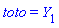 toto = Y[1]
