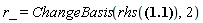 r_ = ChangeBasis(rhs(r_ = _i*x+_j*y+_k*z), 2)