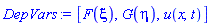 [F(xi), G(eta), u(x, t)]