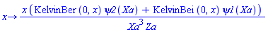 proc (x) options operator, arrow; x*(KelvinBer(0, x)*psi2(Xa)+KelvinBei(0, x)*psi1(Xa))/(Xa^3*Za) end proc