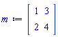 Matrix(%id = 18446745932232999750)
