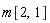 m[2, 1]