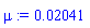 mu := 0.2041e-1