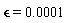 `&epsilon;` = 0.1e-3