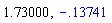 1.73, -.1374113982