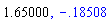 1.65, -.1850759882