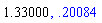1.33, .2008380578