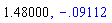 1.48, -0.9111983792e-1