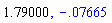 1.79, -0.7665050397e-1
